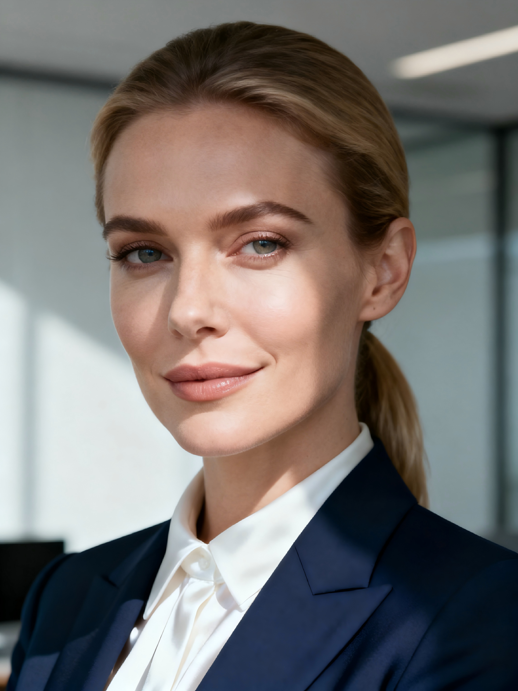 生成欧裔女性领导形象照